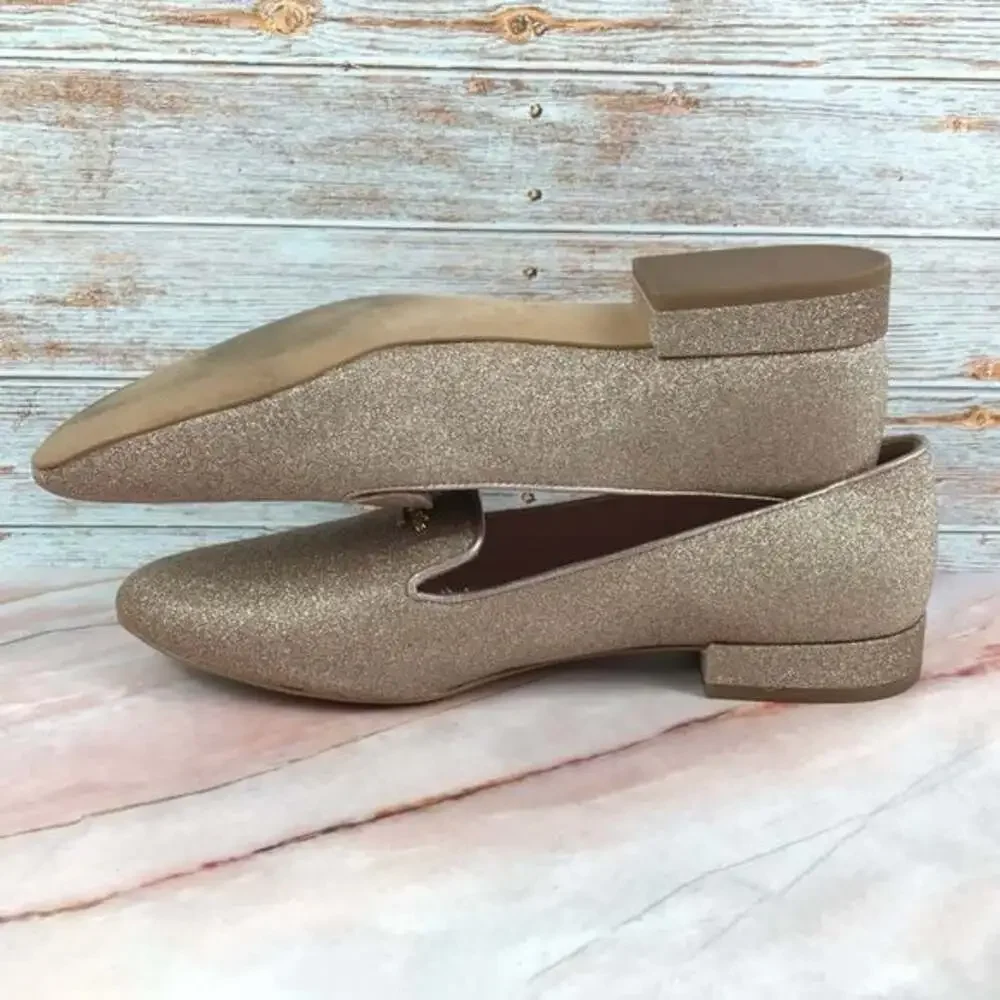 Kate Spade Claudia Loafer in Rose Gold - EUC